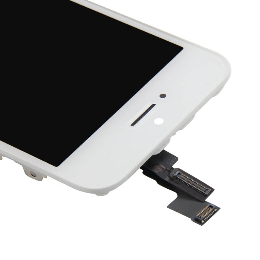 Digitizer Assembly (Original LCD + Frame + Touch Panel) for iPhone 5S, For iPhone 5S White, For i...