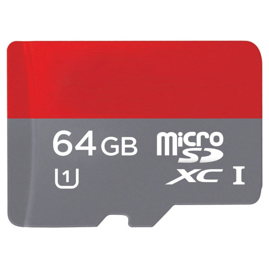 64GB High Speed Class 10 TF/Micro SDHC UHS-1(U1) Memory Card, Write: 15mb/s, Read: 30mb/s  (100% ...