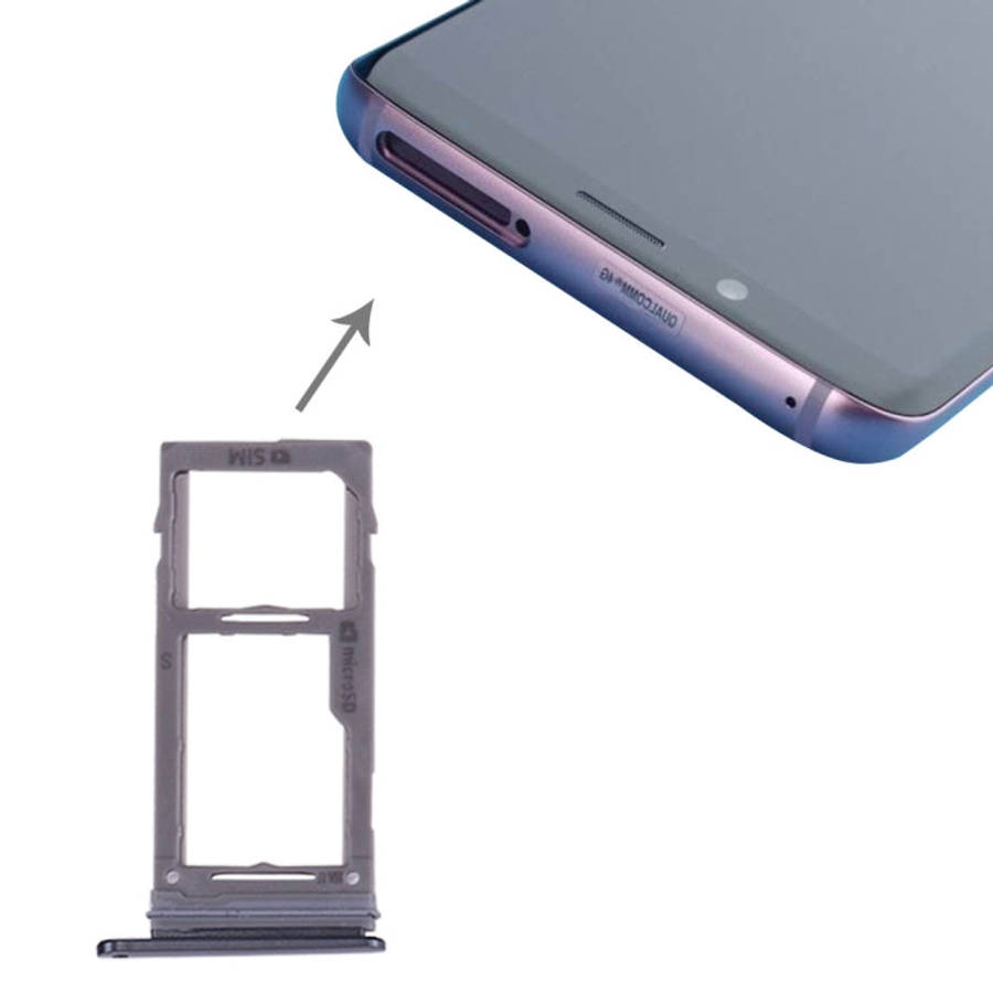 For Galaxy S9+ / S9 SIM & Micro SD Card Tray, For Samsung Galaxy S9+ / S9 (Single), For Galaxy S9...