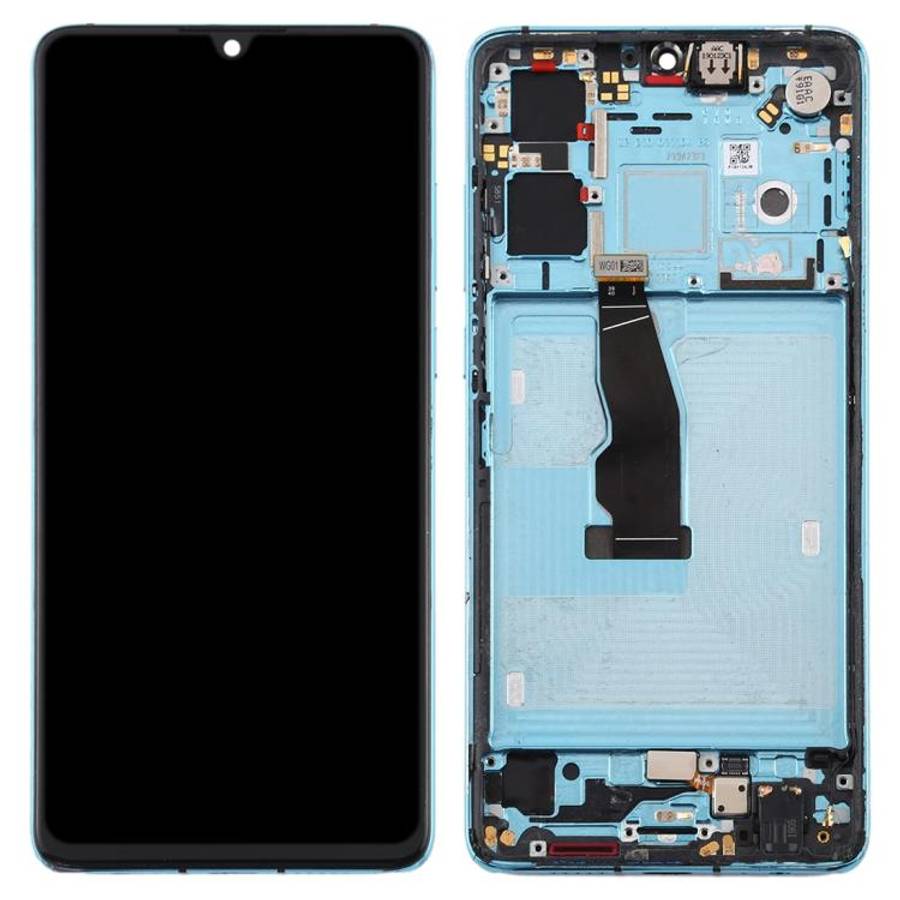 LCD Screen and Digitizer Full Assembly with Frame for Huawei P30, For P30, For Huawei P30(Origina...