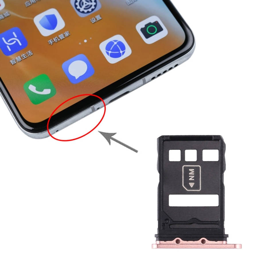 SIM Card Tray + NM Card Tray for Huawei P40, For Huawei P40