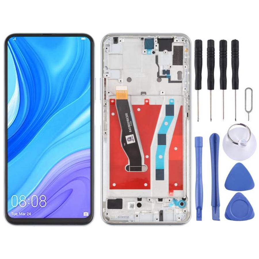 LCD Screen and Digitizer Full Assembly with Frame for Huawei P smart Pro 2019, For Huawei P smart...