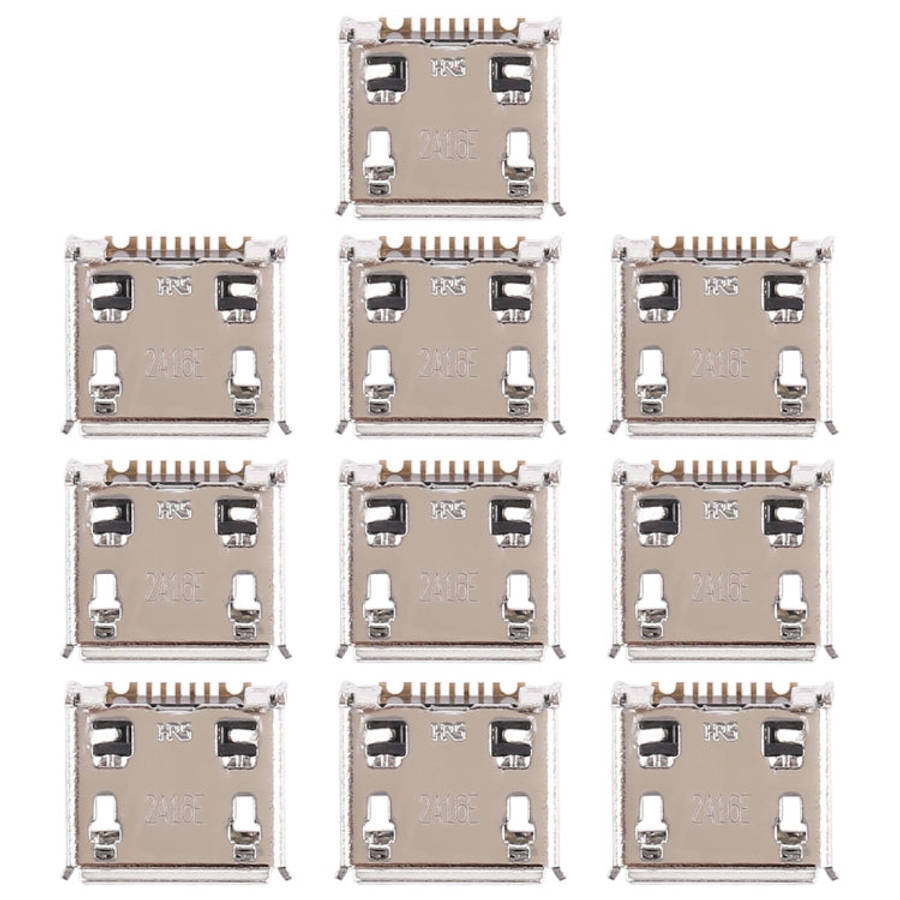 For Exhibit 4G / T759 10pcs Charging Port Connector, For Samsung Exhibit 4G