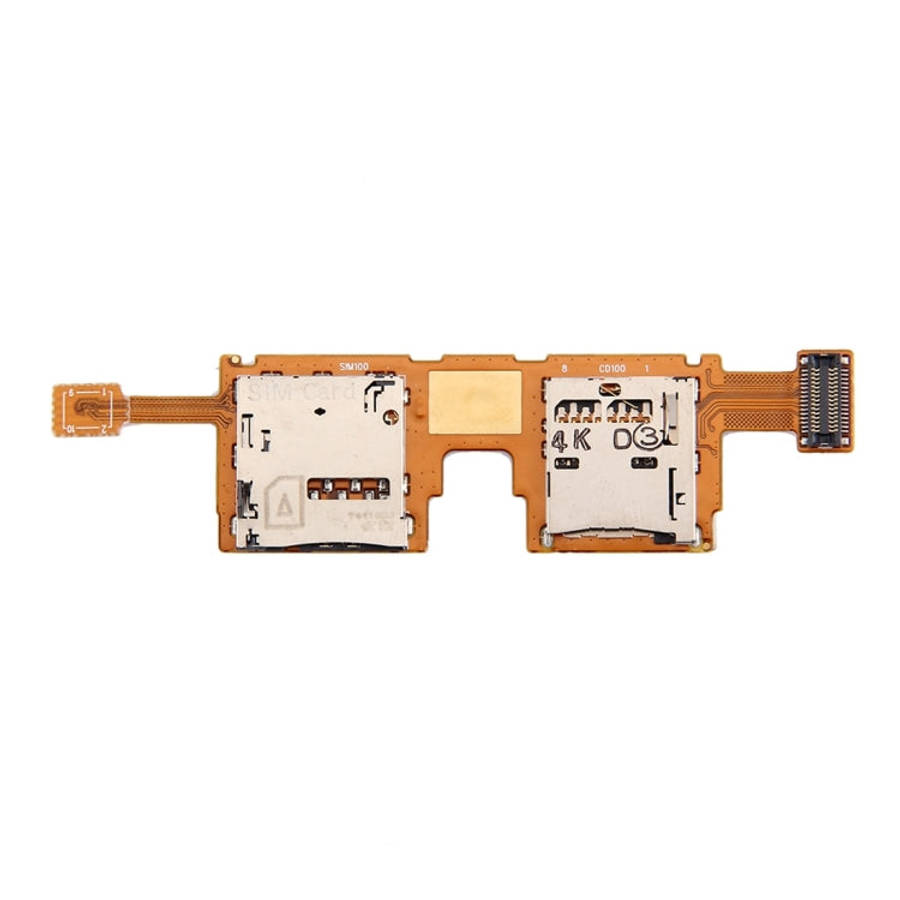 For Galaxy Note Pro 12.2 LTE / P905 SIM & SD Card Reader Contact Flex Cable, For Note Pro 12.2 LT...