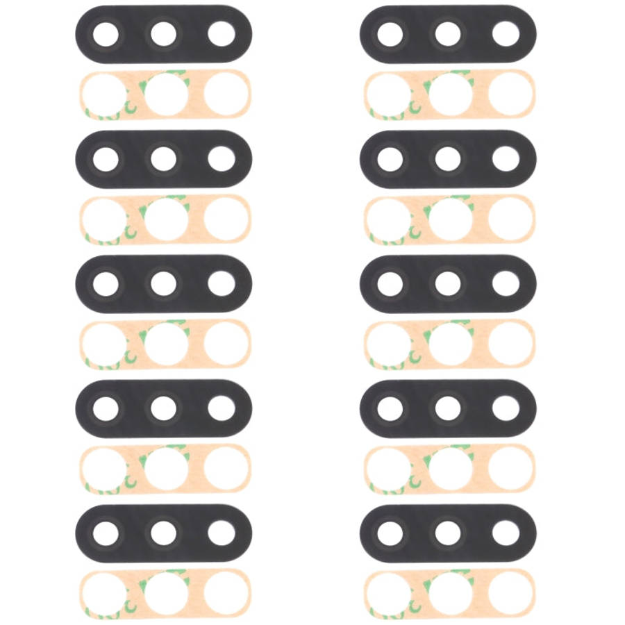 For Samsung Galaxy M01 SM-M015 10pcs Back Camera Lens, For Samsung Galaxy M01