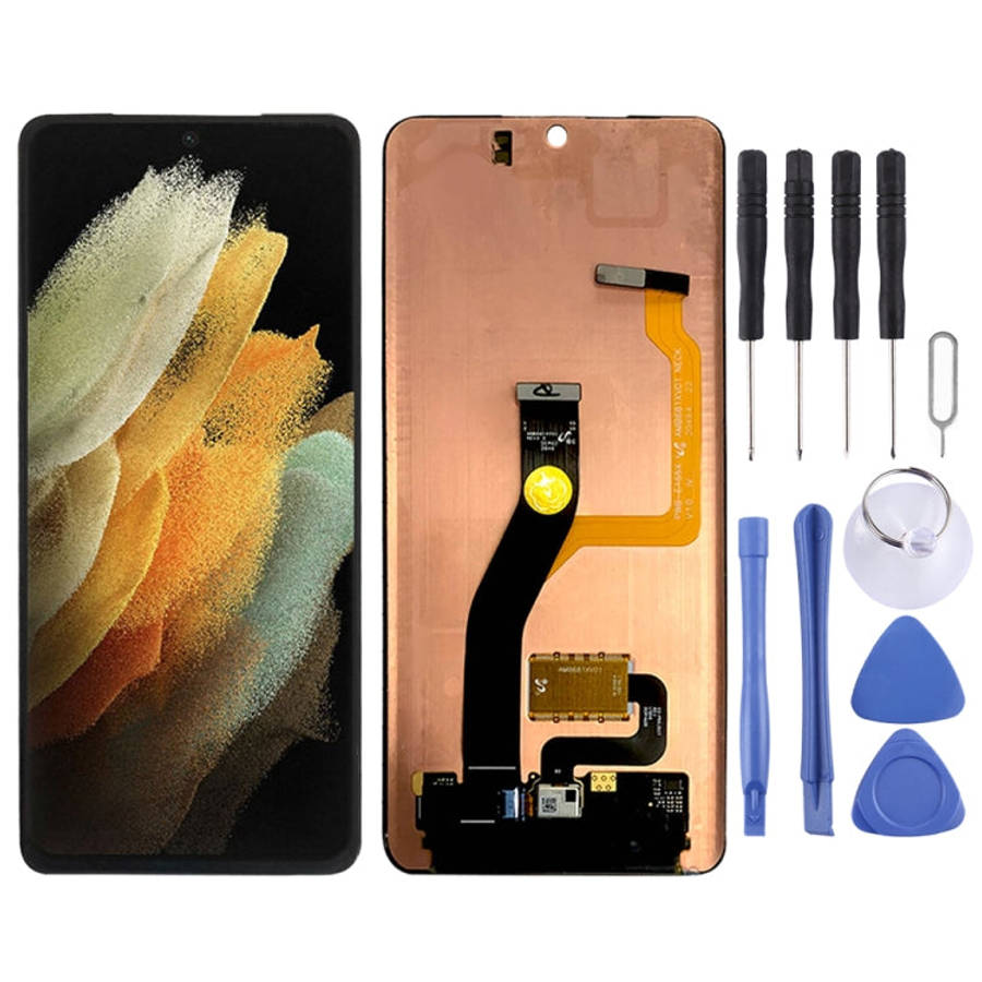 LCD Screen and Digitizer Full Assembly for Samsung Galaxy S21 Ultra SM-G988(5G Version), For Sams...