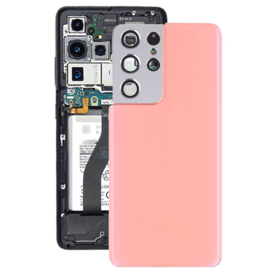 For Samsung Galaxy S21 Ultra 5G Battery Back Cover with Camera Lens Frame, For Samsung Galaxy S21...