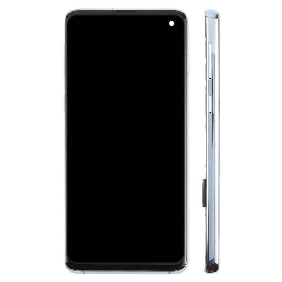 For Samsung Galaxy S10 4G SM-G973F 6.05 inch TFT LCD Screen Digitizer Full Assembly with Frame, N...