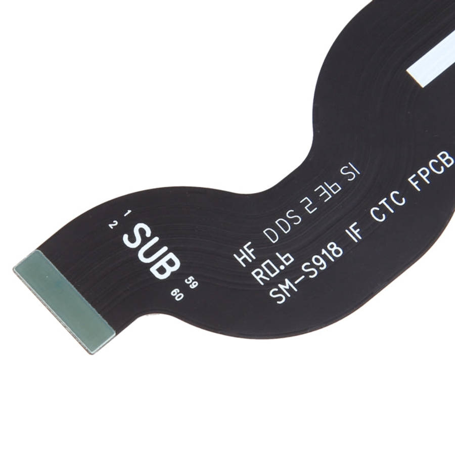 For Samsung Galaxy S23 Ultra SM-S918B Original Mainboard Connector Flex Cable, For Samsung Galaxy...
