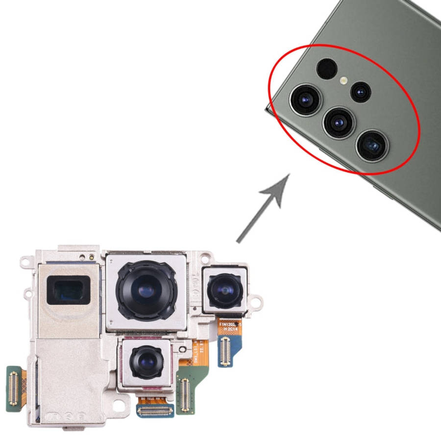 For Samsung Galaxy S23 Ultra SM-G918B Original Camera Set (Telephoto + Periscope + Wide + Main Ca...