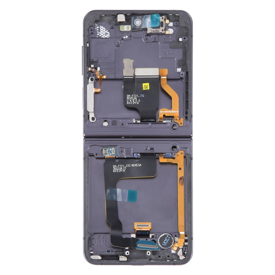 For Samsung Galaxy Z Flip4 SM-F721 Original LCD Screen Digitizer Full Assembly with Frame, For Sa...