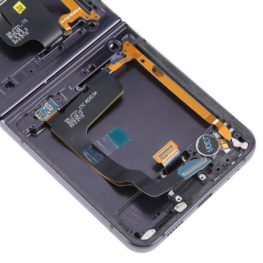 For Samsung Galaxy Z Flip4 SM-F721 Original LCD Screen Digitizer Full Assembly with Frame, For Sa...