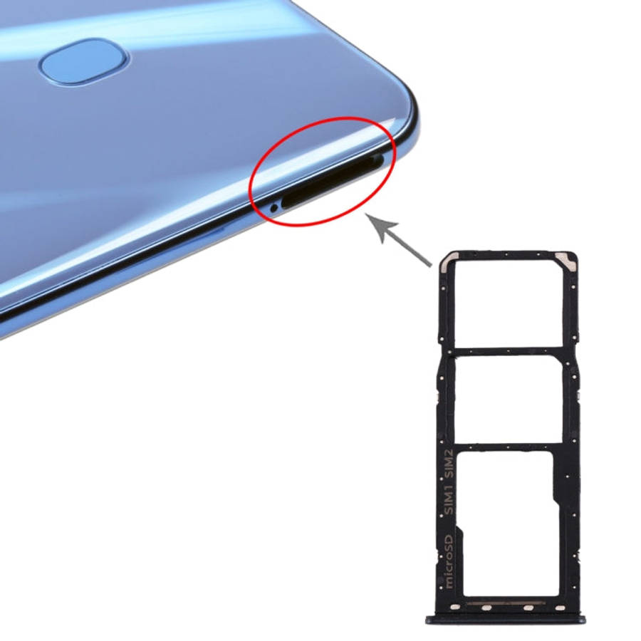 For Galaxy A20 A30 A50 SIM Card Tray + SIM Card Tray + Micro SD Card Tray, For Samsung Galaxy A20...