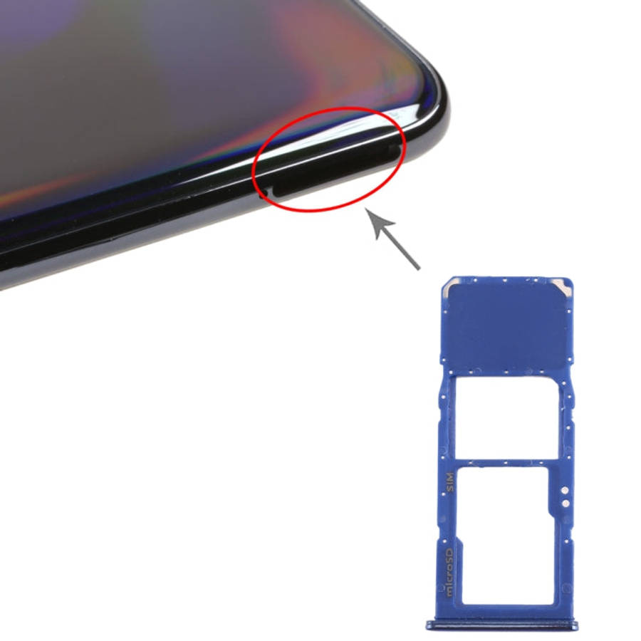 For Galaxy A70 SIM Card Tray + Micro SD Card Tray, For Samsung Galaxy A70(single), For Galaxy A70...