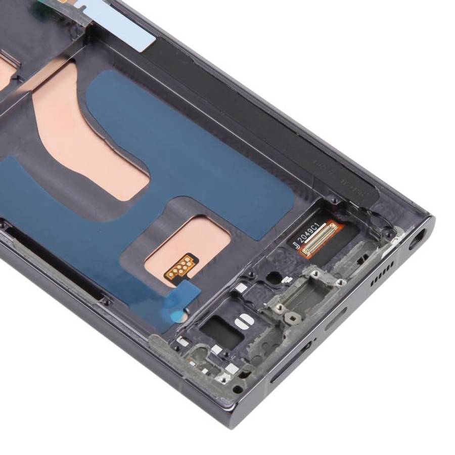 For Samsung Galaxy S22 Ultra SM-S908B 6.72 inch TFT LCD Screen Digitizer Full Assembly with Frame...