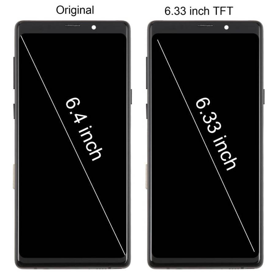 For Samsung Galaxy Note9 SM-N960F 6.33 inch TFT LCD Screen Digitizer Full Assembly with Frame, Fo...