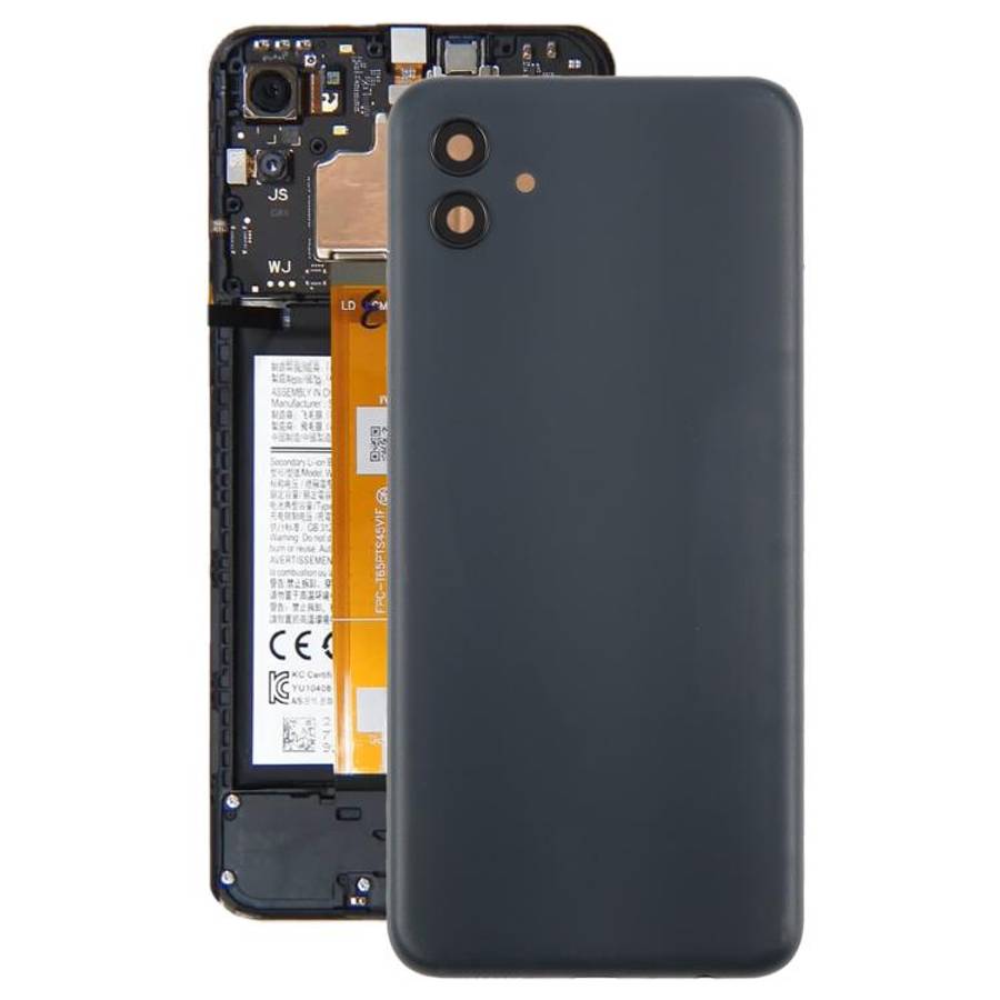 For Samsung Galaxy A04 SM-A045F Back Cover with Camera Lens Cover, For Samsung Galaxy A04(with Ca...