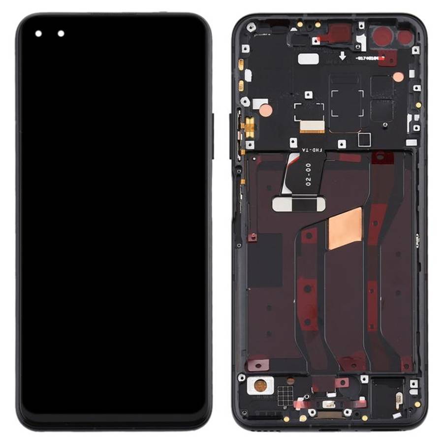 LCD Screen and Digitizer Full Assembly with Frame for Huawei Nova 6 5G, For Huawei Nova 6 5G, For...
