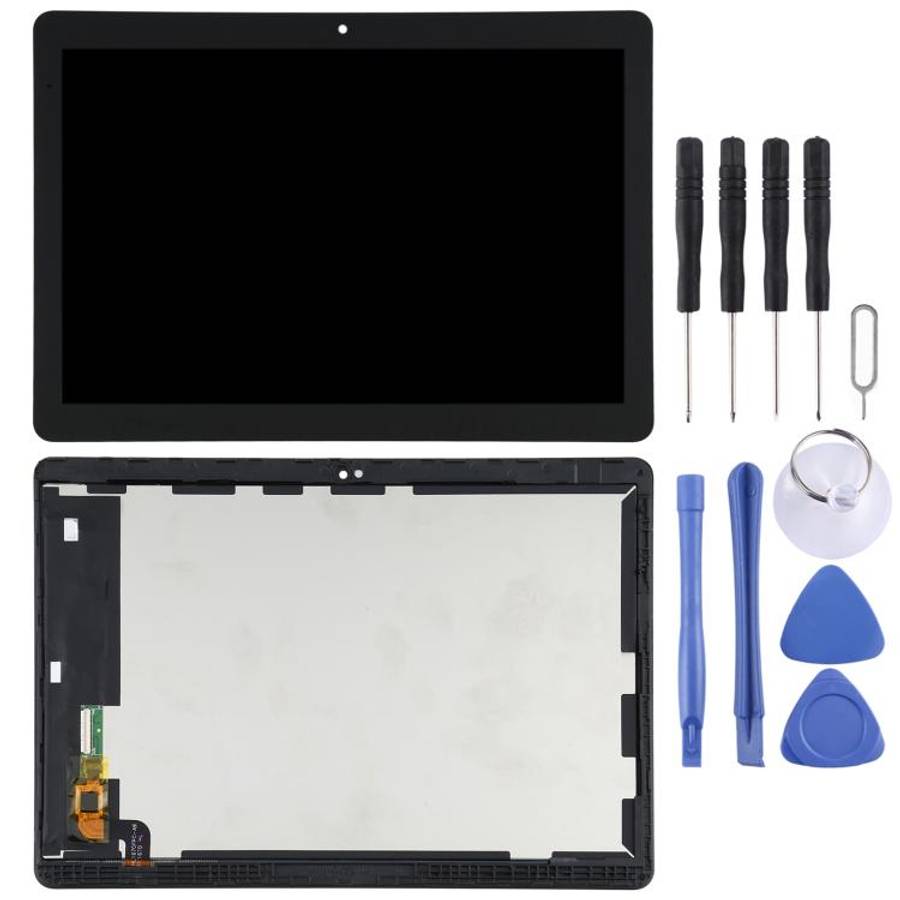 LCD Screen and Digitizer Full Assembly with Frame for Huawei MediaPad T3 10 AGS-L09/AGS-L03/AGS-W...