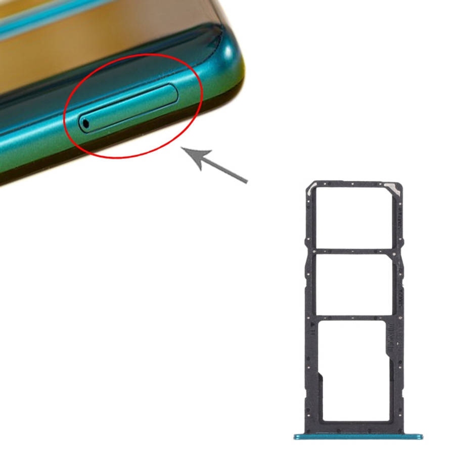 SIM Card Tray + SIM Card Tray + Micro SD Card Tray for Huawei P Smart 2021, For Huawei P Smart 2021