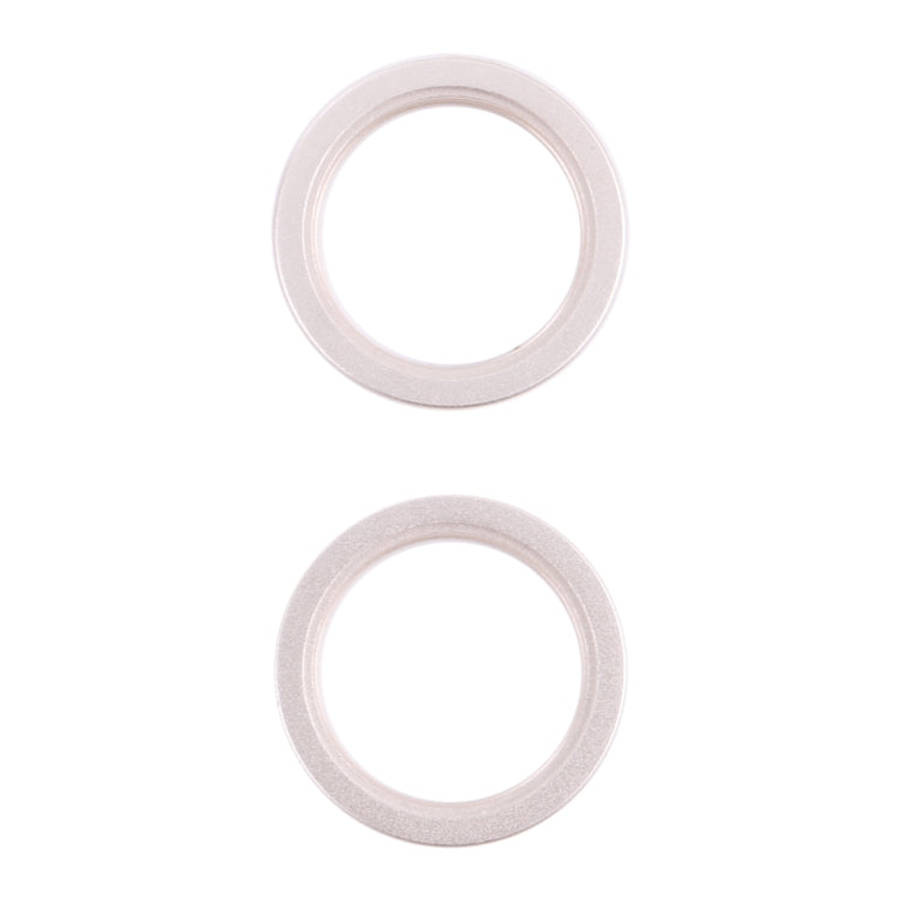 2 PCS Rear Camera Glass Lens Metal Outside Protector Hoop Ring for iPhone 13, For iPhone 13 (Outs...