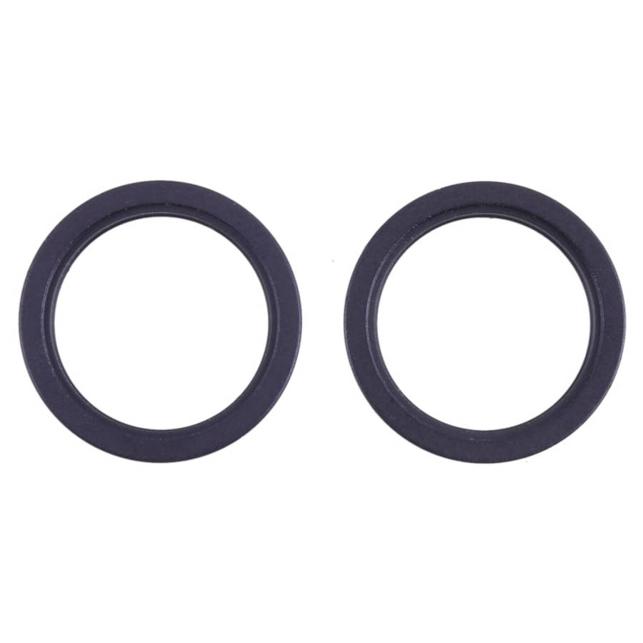 2 PCS Rear Camera Glass Lens Metal Outside Protector Hoop Ring for iPhone 13, For iPhone 13 (Outs...