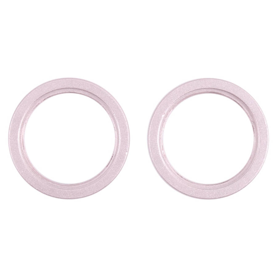 2 PCS Rear Camera Glass Lens Metal Outside Protector Hoop Ring for iPhone 13, For iPhone 13 (Outs...