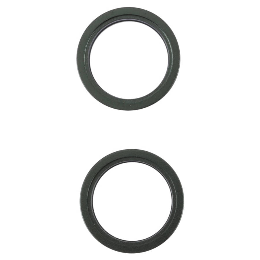 2 PCS Rear Camera Glass Lens Metal Outside Protector Hoop Ring for iPhone 13, For iPhone 13 (Outs...