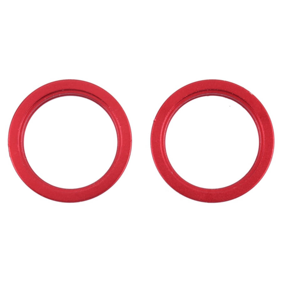2 PCS Rear Camera Glass Lens Metal Outside Protector Hoop Ring for iPhone 13, For iPhone 13 (Outs...