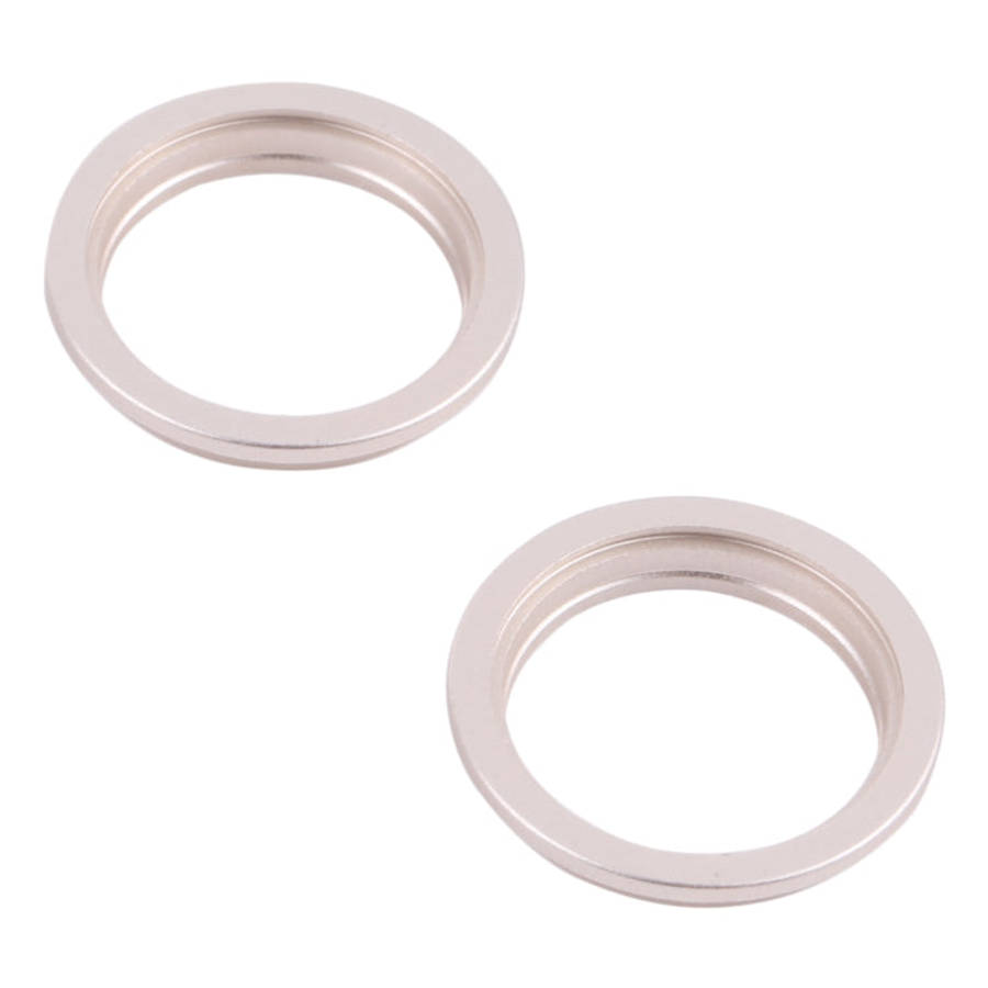 2 PCS Rear Camera Glass Lens Metal Outside Protector Hoop Ring for iPhone 13, For iPhone 13 (Outs...