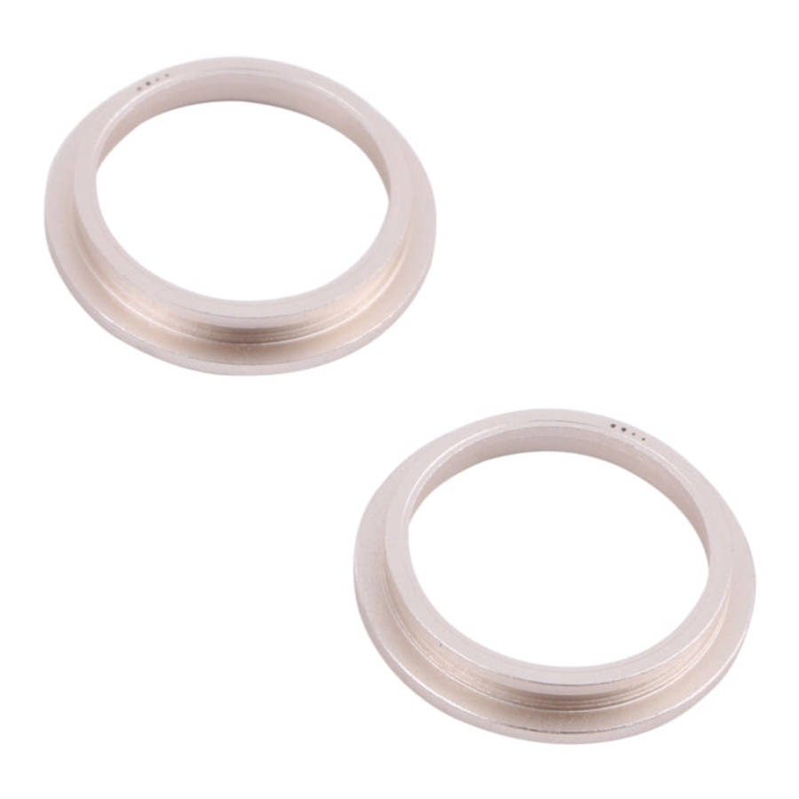 2 PCS Rear Camera Glass Lens Metal Outside Protector Hoop Ring for iPhone 13, For iPhone 13 (Outs...