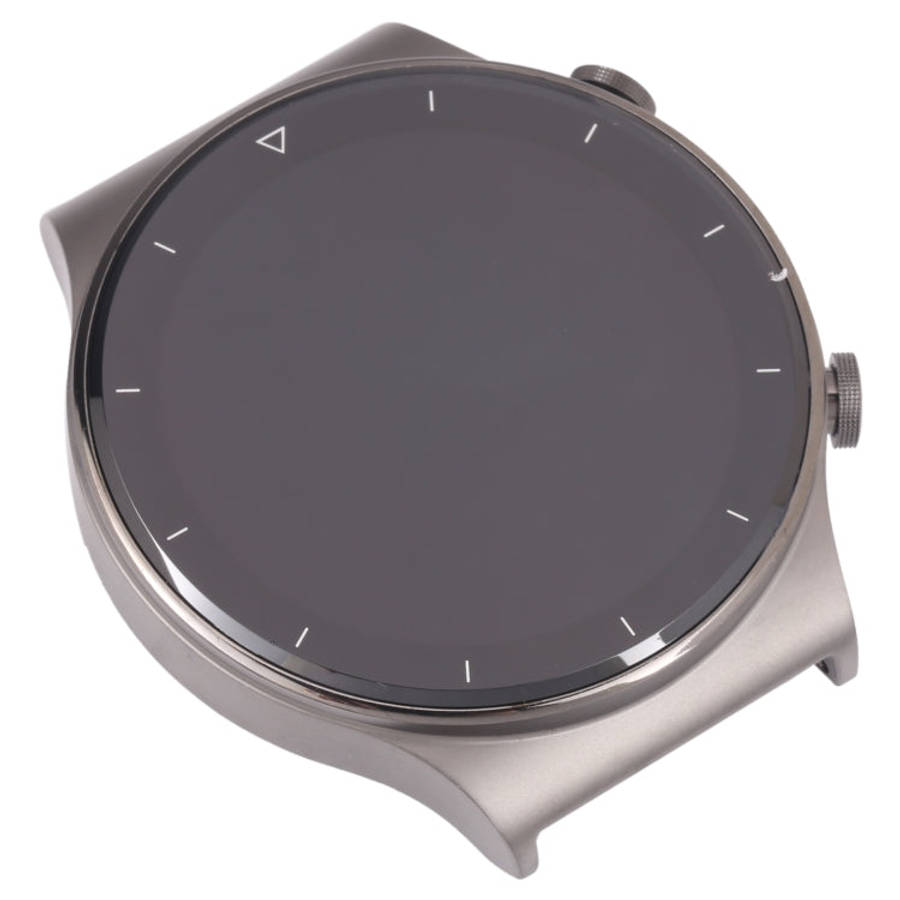 Original Sapphire Material LCD Screen and Digitizer Full Assembly With Frame for Huawei Watch GT ...