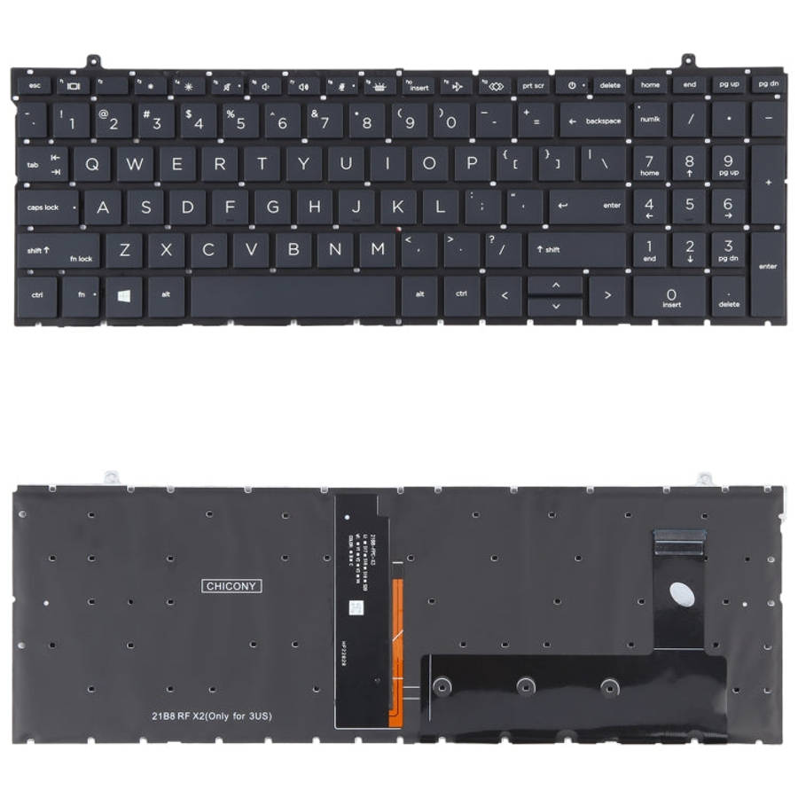 For HP ProBook 450 G9 455 G9 455R G9 HSN-Q34C-4 US Version Keyboard with Backlight, For HP ProBoo...