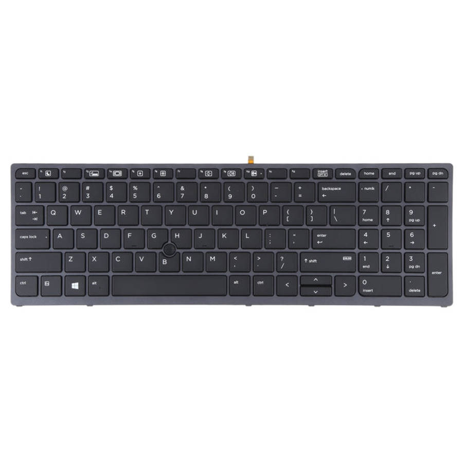 For HP ZBOOK 15 G3 17 G3 US Version Keyboard with Backlight and Pointing, For HP ZBOOK 15 G3