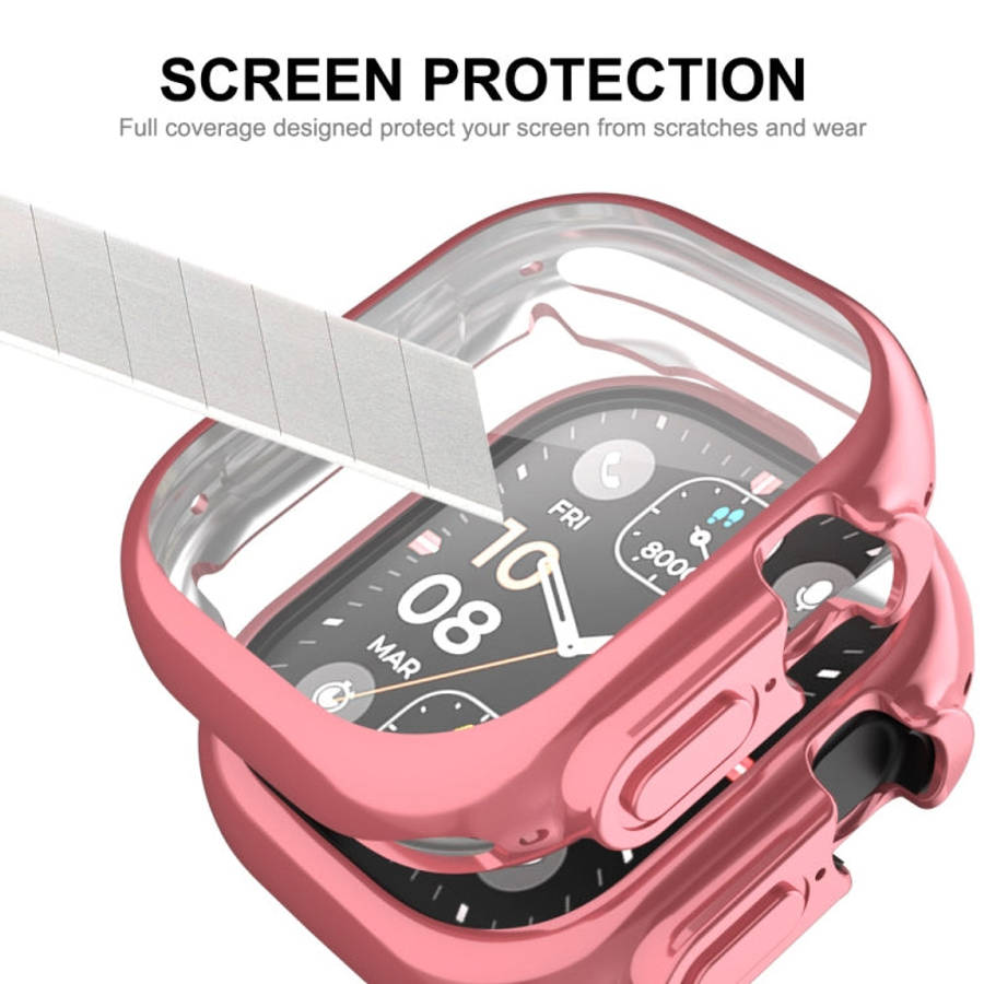 For Apple Watch Ultra 3 / 2 / 1 49mm ENKAY Full Coverage Electroplated Soft TPU Case with Screen ...