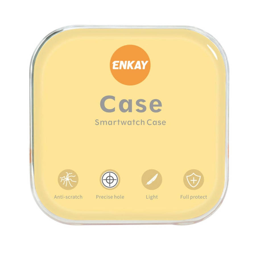 For Apple Watch Ultra 3 / 2 / 1 49mm ENKAY Full Coverage Electroplated Soft TPU Case with Screen ...