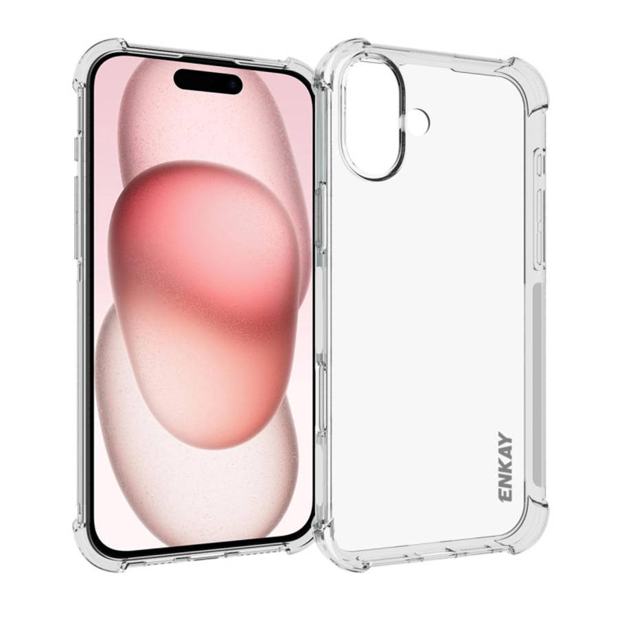 ENKAY Hat-Prince Transparent TPU Shockproof Phone Case, For iPhone 18 Pro / 17 Pro, For iPhone 18...