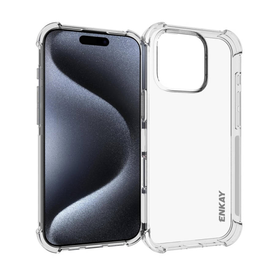 ENKAY Hat-Prince Transparent TPU Shockproof Phone Case, For iPhone 18 Pro / 17 Pro, For iPhone 18...