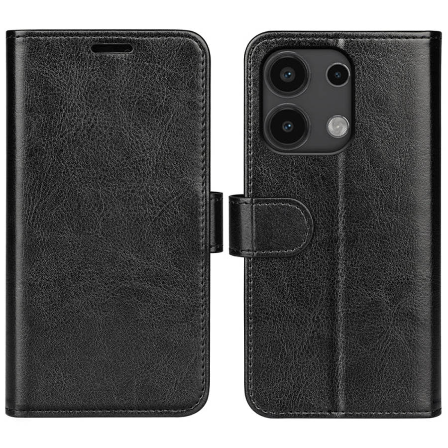 R64 Texture Horizontal Flip Leather Phone Case, For Xiaomi Redmi Note 14 Pro 5G, For Xiaomi 14T P...