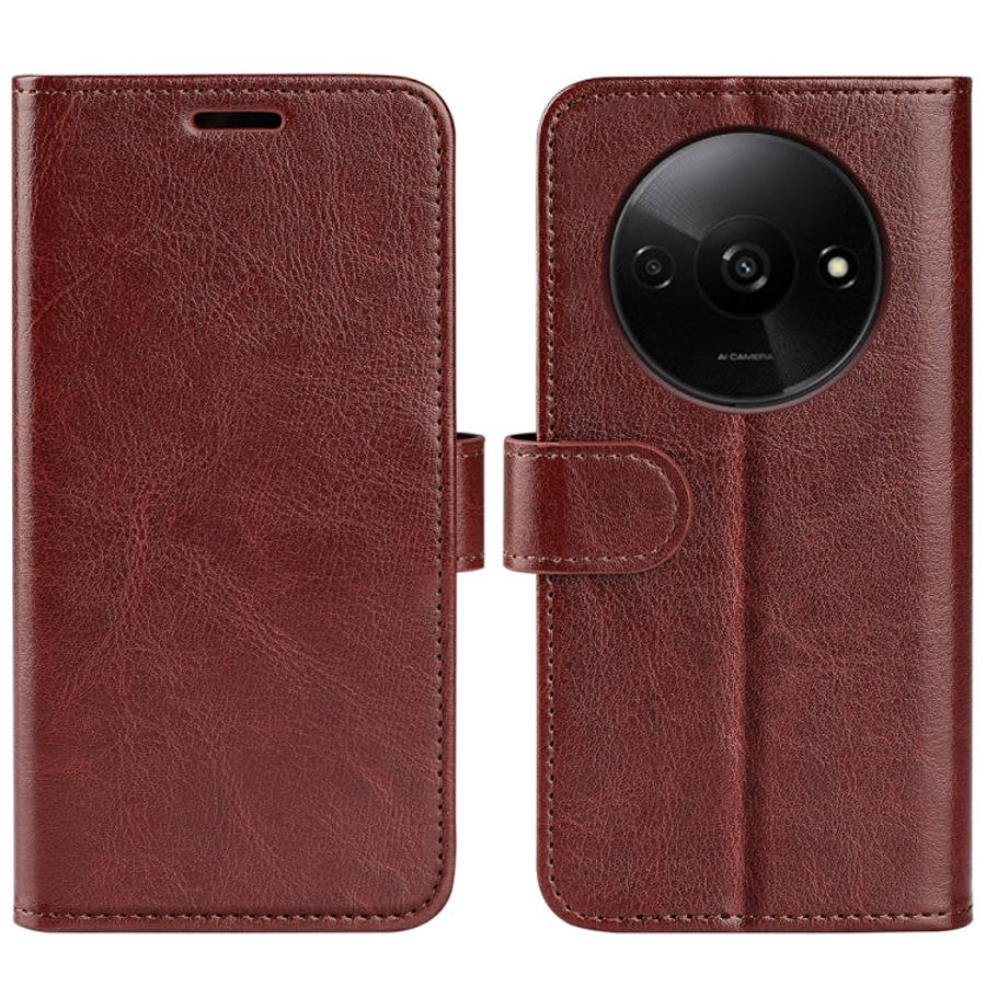 R64 Texture Horizontal Flip Leather Phone Case, For Xiaomi Redmi Note 14 Pro 5G, For Xiaomi 14T P...