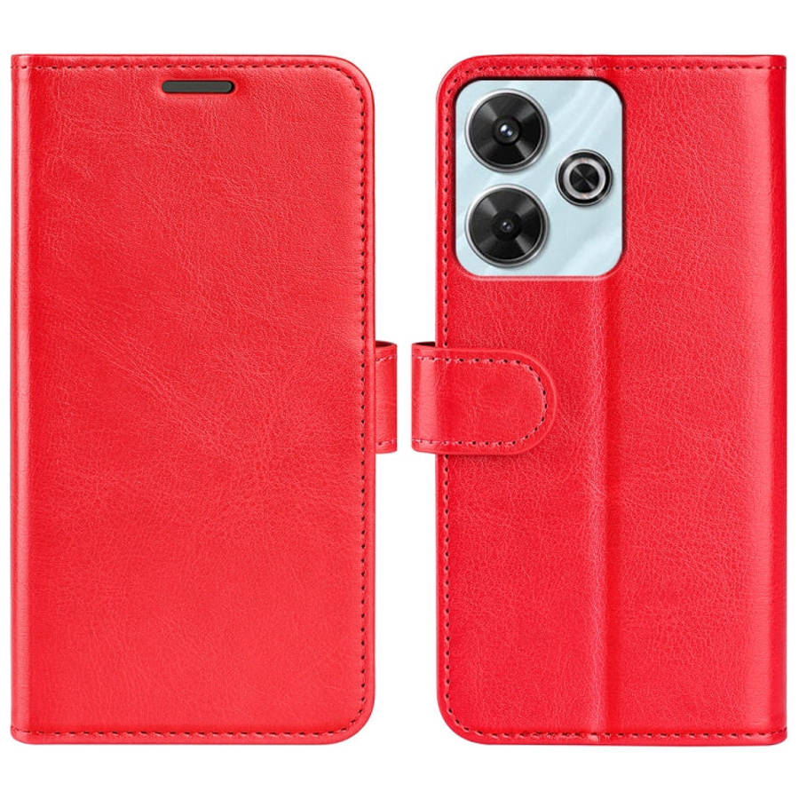 R64 Texture Horizontal Flip Leather Phone Case, For Xiaomi Redmi Note 14 Pro 5G, For Xiaomi 14T P...