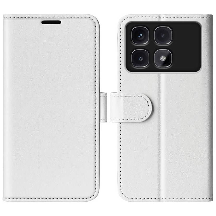 R64 Texture Horizontal Flip Leather Phone Case, For Xiaomi Redmi Note 14 Pro 5G, For Xiaomi 14T P...
