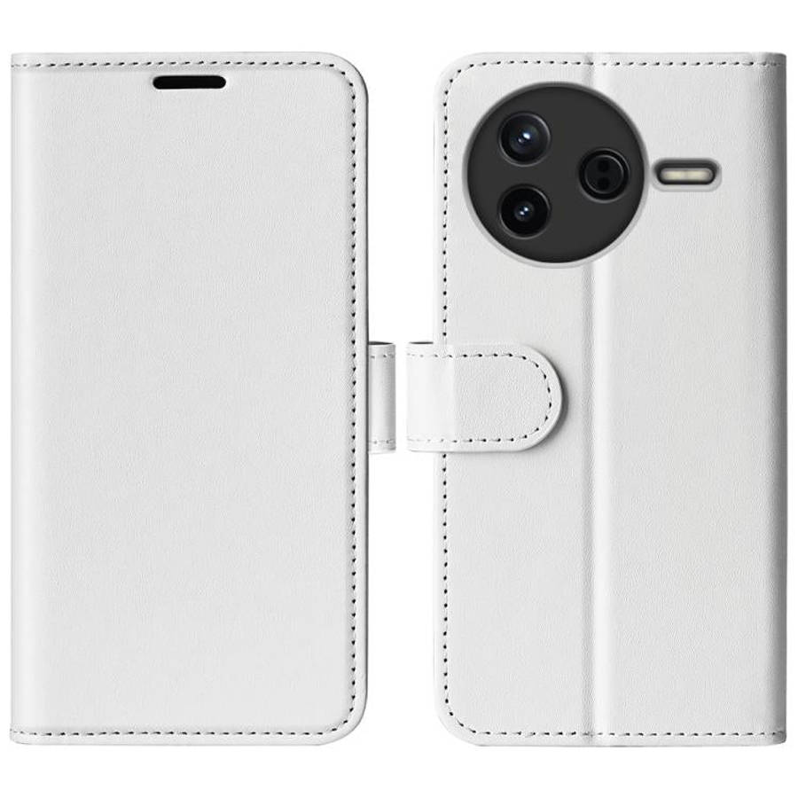 R64 Texture Horizontal Flip Leather Phone Case, For Xiaomi Poco F8 Ultra 5G, For Redmi Note 15 4G...