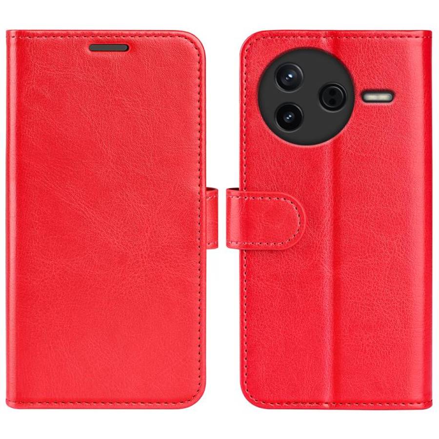 R64 Texture Horizontal Flip Leather Phone Case, For Xiaomi Poco F8 Ultra 5G, For Redmi Note 15 4G...