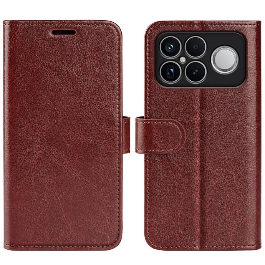 R64 Texture Horizontal Flip Leather Phone Case, For Xiaomi Poco F8 Ultra 5G, For Redmi Note 15 4G...