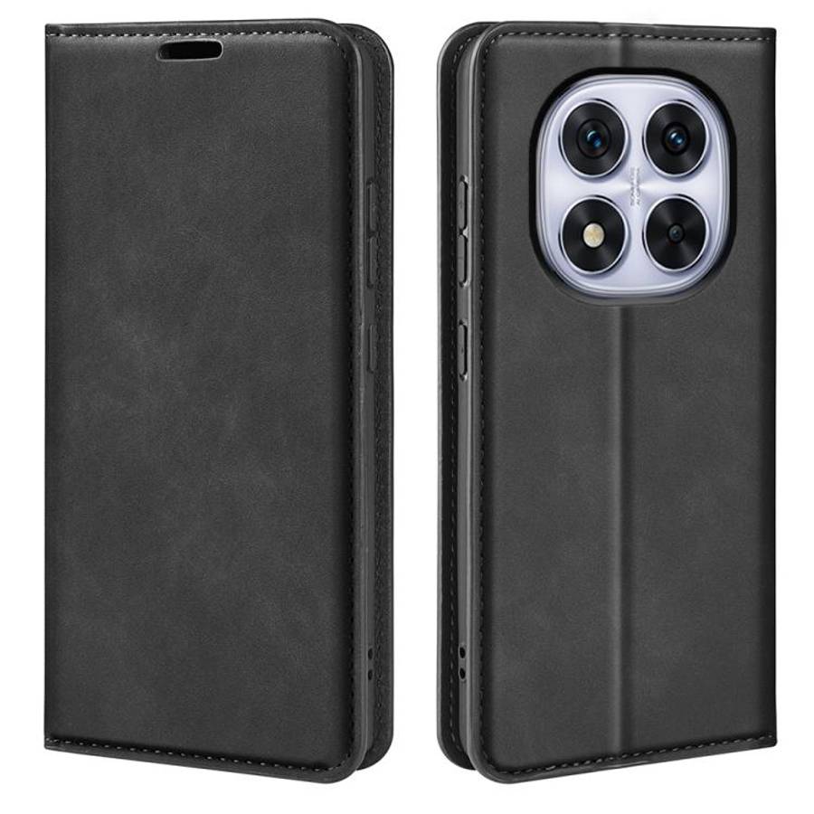 Retro-skin Magnetic Suction Leather Phone Case, For Xiaomi Redmi Note 14 Pro 4G, For Redmi Note 1...