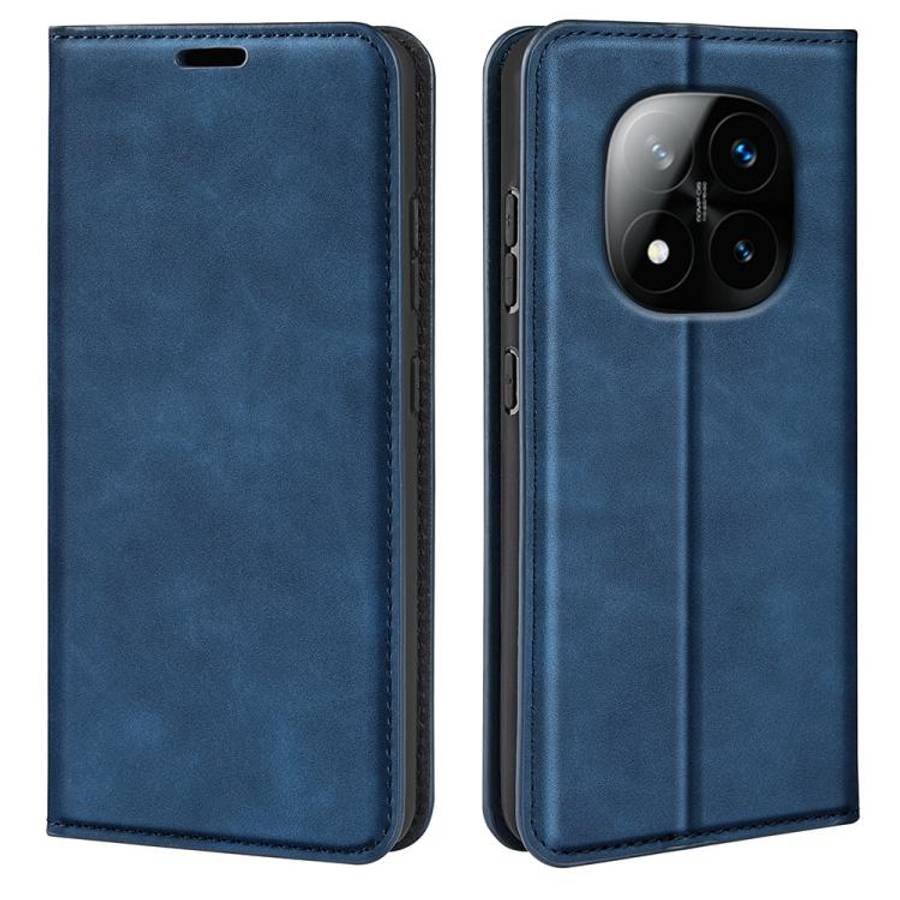 Retro-skin Magnetic Suction Leather Phone Case, For Xiaomi Redmi Note 14 Pro 4G, For Redmi Note 1...