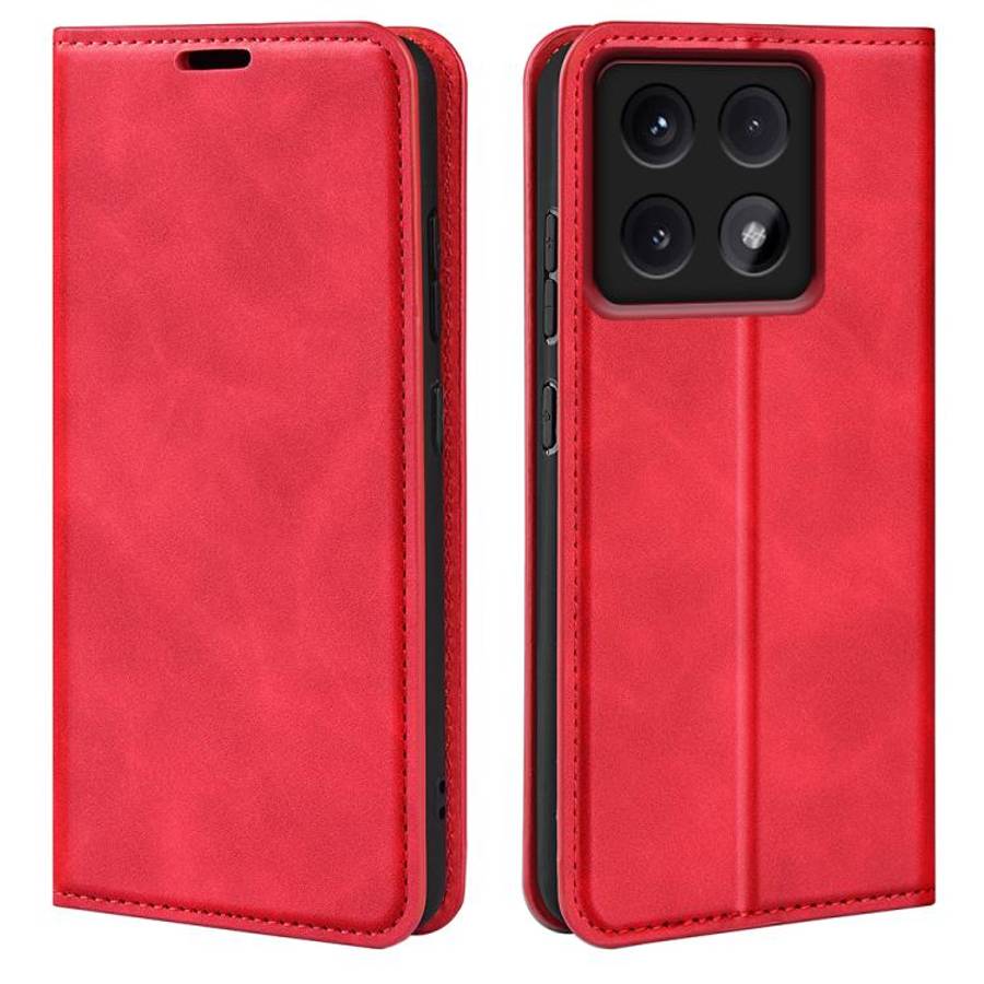 Retro-skin Magnetic Suction Leather Phone Case, For Xiaomi Redmi Note 14 Pro 4G, For Redmi Note 1...