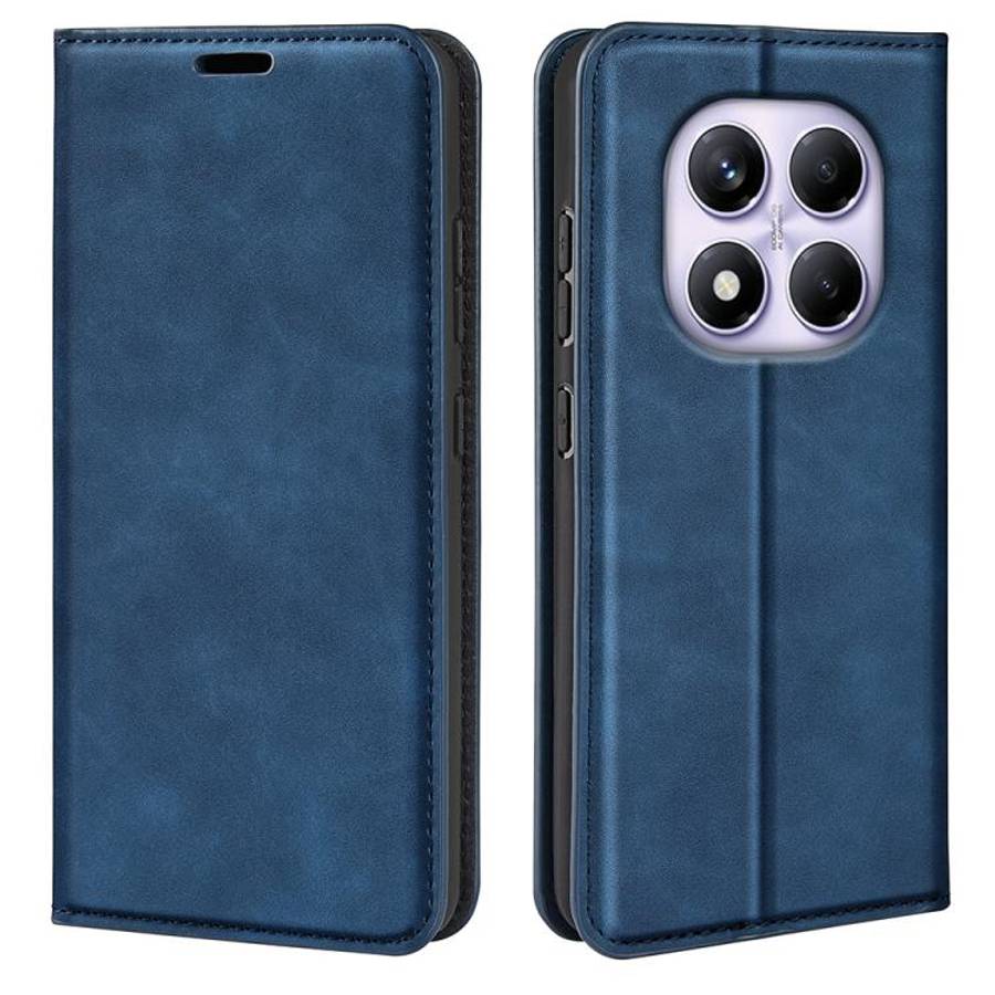 Retro-skin Magnetic Suction Leather Phone Case, For Xiaomi Redmi Note 14 Pro 4G, For Redmi Note 1...