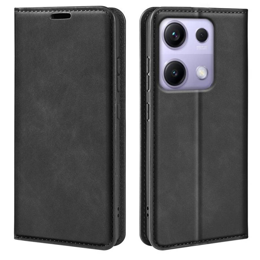 Retro-skin Magnetic Suction Leather Phone Case, For Xiaomi 17 Pro Max, For Redmi Note 15 Pro Glob...